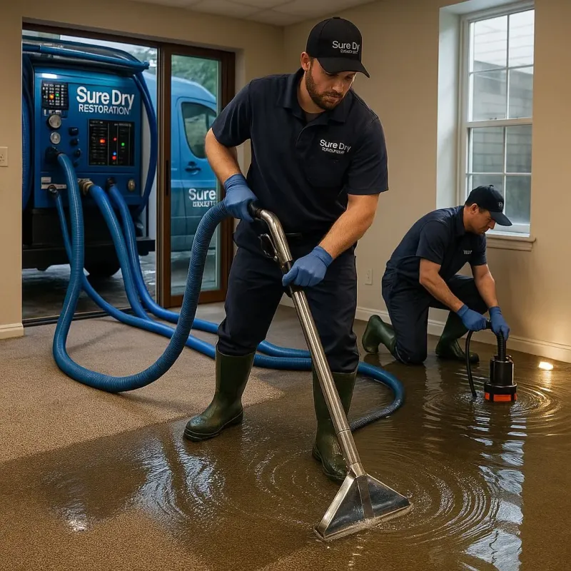 Water Extraction and Removal process in Munhall, PA